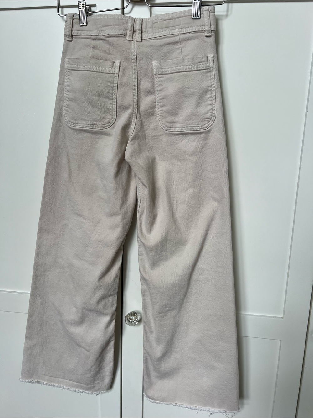 Zara flare denim - cream - girls 13/14 - Picture 3 of 6